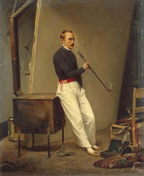 Horace Vernet Self portrait Norge oil painting art